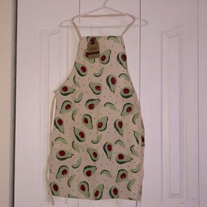 Mabelle Home Collection Avocado Print Cotton Apron